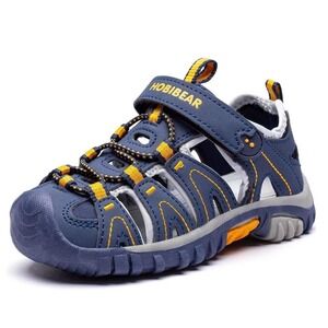 New Kid's Athletic Hiking Blue / Orange Water Sandals by Hobibear Size 36